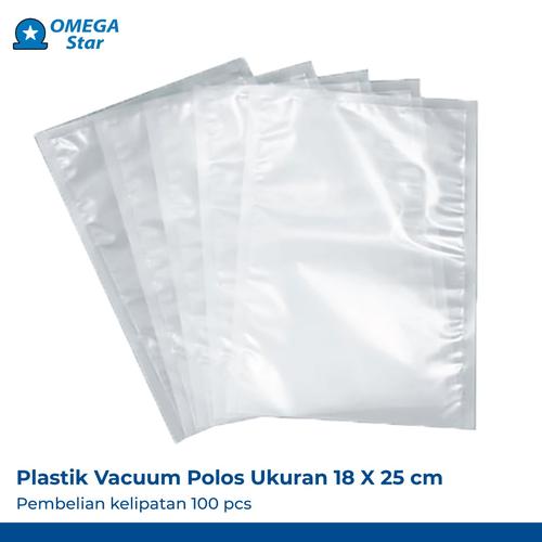 [EZO.9800065] Plastic Vacuum / Plastik Vakum Polos Ukuran 18 x 25 cm (100 pcs)