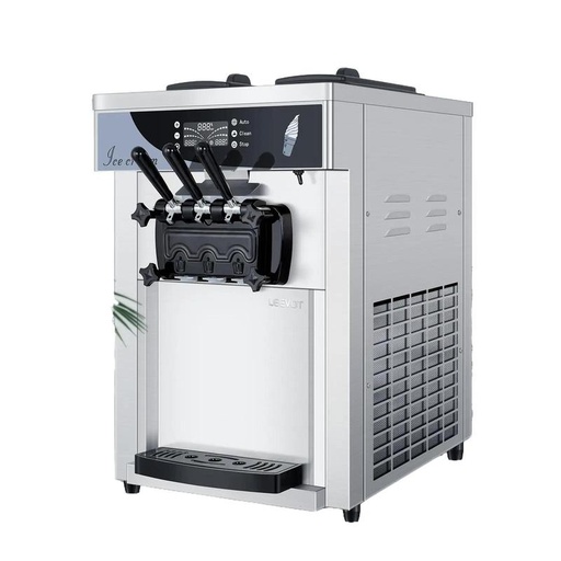 [EZO.9900003] LEEVOT Mesin es krim Ice Cream Maker 3 Tuas, 2 rasa,1 Mix ala mesin soft ice cream L928T