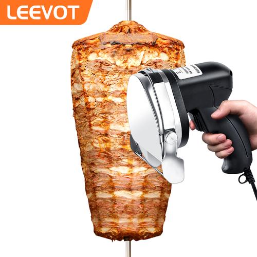 [EZO.9900004] Alat Pemotong Daging Kebab Pisau Slicer Kebab Listrik Electric Kebab Slicer Leevot KS100E