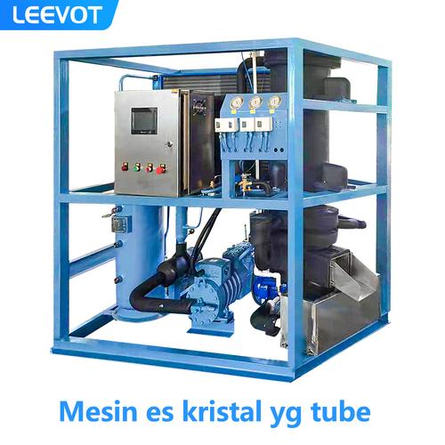 [EZO.9900013] Leevot mesin es kristal yg tube Mesin Pembuat Es Batu Tabung Kristal