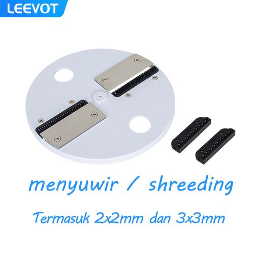 [EZO.9900014] LEEVOT Mesin Potong Sayuran menyuwir shreeding mengiris slice2x2 3x3mm