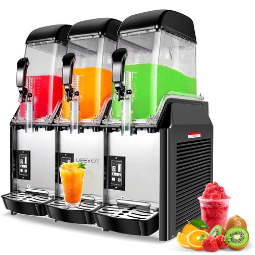 [EZO.9900019] Slushy Machine Mesin Slushie L-S03 Mesin Es Salju Slurpee Mesin Smoothie Es Salju LEEVOT