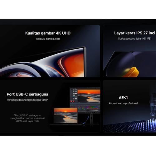 [EZO.7200001] Xiaomi Monitor 27" Inch 4K A27Ui