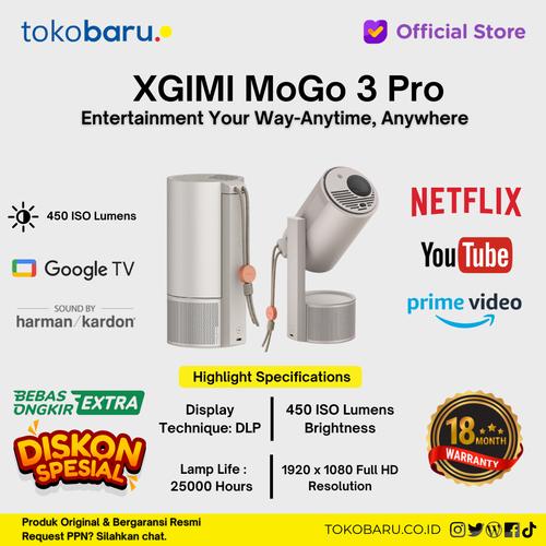 [EZO.7200045] XGIMI MoGo 3 Pro The Fun Stars Now Smart Projector