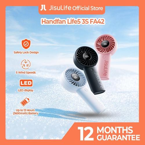 [EZO.7200108] JISULIFE kipas mini premium quality Hand Fan Life4 5S 3600 mAh garansi resmi 1 tahun