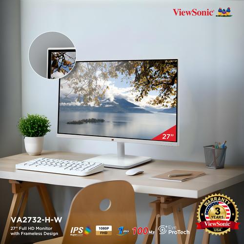 [EZO.7200174] Monitor LED Viewsonic VA2732-H-W 27" SuperClear IPS Full HD 1080p 100Hz 1ms