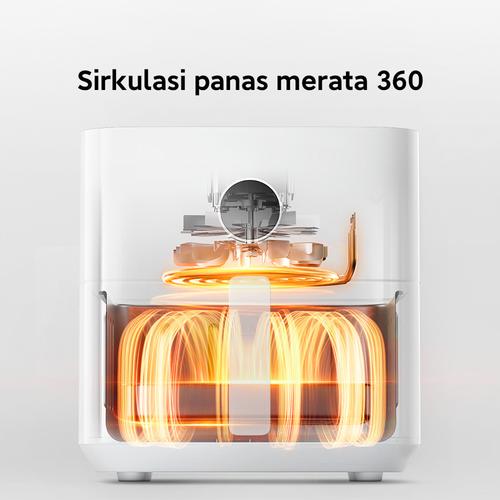 [EZO.7200177] Xiaomi Smart Air Fryer 3.5L | Memasak dengan cepat dan efisien | Mode pengurang lemak