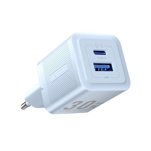 [EZO.7200183] Vention Charger Adaptor GaN 30W PD USB C+A Fast Charger - FEQ