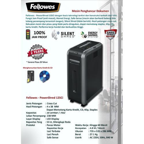 [EZO.7200293] Penghancur kertas Fellowes AutoMax 550C