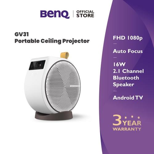 [EZO.7200326] BenQ GV31 1080p Portable Projector with Rotating Angle Projection