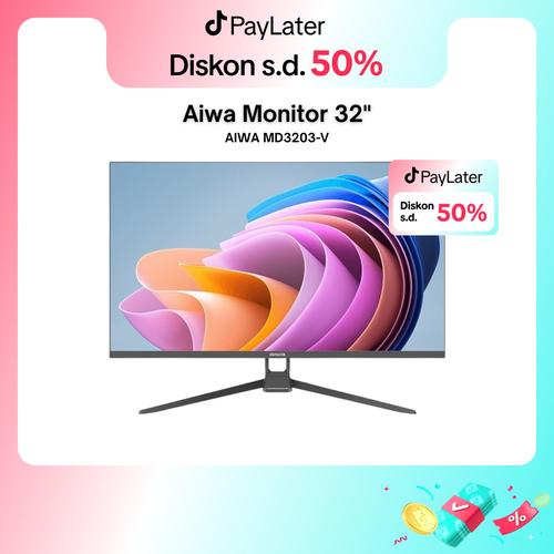[EZO.7200354] Monitor Gaming LED AIWA MD3203-V 32" VA Flat 1080p FHD 240Hz 1ms HDMI DP FreeSync Gsync Compatible VESA