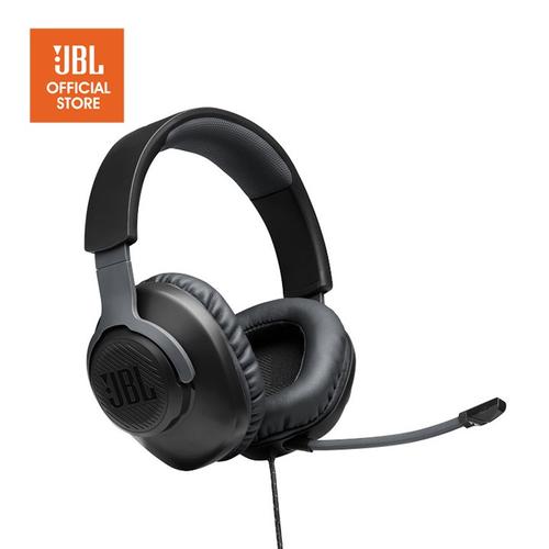 [EZO.7200775] JBL Quantum 100 Wired Over-Ear Gaming Headset with Detachable Mic