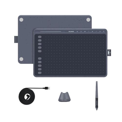 [EZO.7200795] Huion HS611 Drawing Tablet Garansi Resmi 1 Tahun - Space Grey