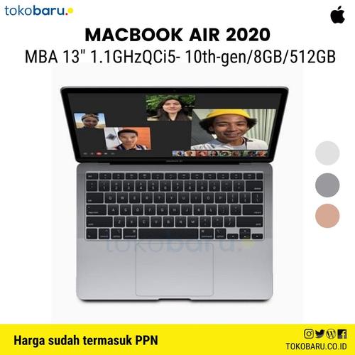 [EZO.7200801] Macbook Air 2020 Intel i5 10th Gen 512GB 8GB -Retina Display