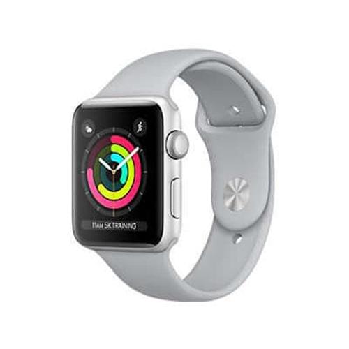 [EZO.7200805] Apple Watch Series 3 (42mm) SIlver Alumunium + White Sport MTF22ID/A