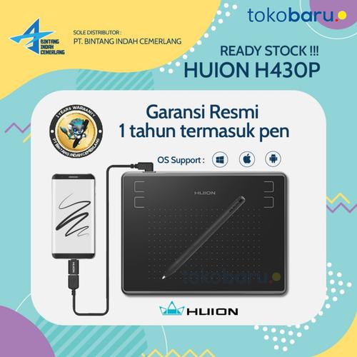 [EZO.7200807] SALE !!HUION H430P Garansi 1 Tahun !! UNIT ONLY