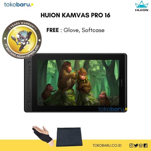 [EZO.7200811] FAST SALE! HUION Kamvas Pro 16 Garansi Resmi 1 Tahun