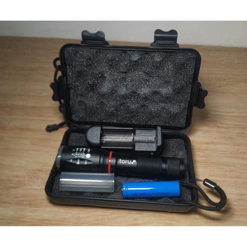 [EZO.7200823] Senter LED XML T6 8000 lumens dengan magnet dan COB flashlight