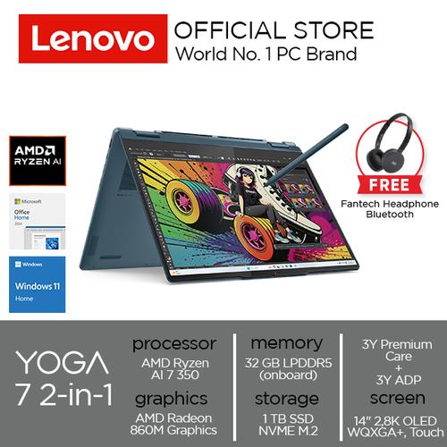 [EZO.2000033] Lenovo Yoga 7 2-in-1 14AKP10 32GB 1TB W11 OHS