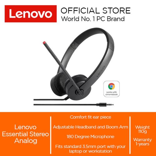[EZO.2000039] Lenovo Essential Stereo Analog Headset