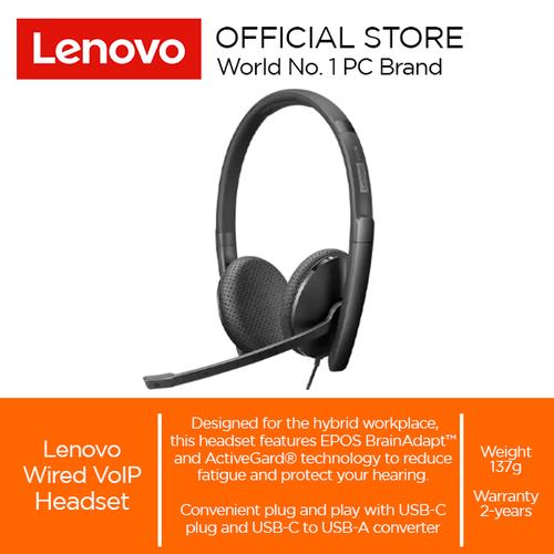 [EZO.2000040] Lenovo Wired VoIP Headset