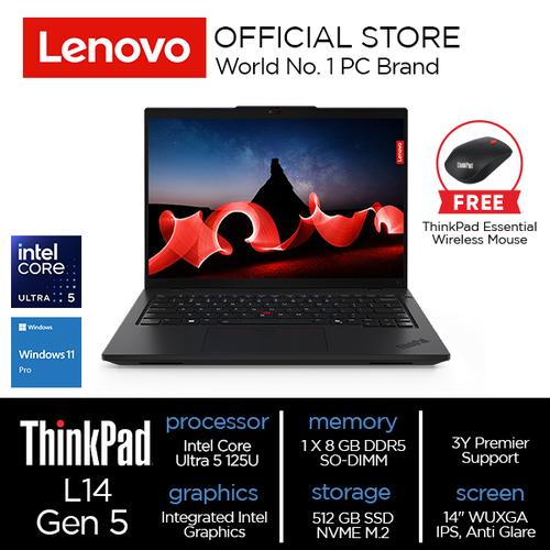 [EZO.2000083] ThinkPad L14 Gen 5 (Intel) Core Ultra 5 125U 8GB 512GB W11 Pro