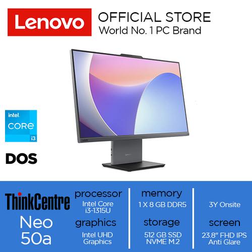 [EZO.2000090] Lenovo ThinkCentre neo 50a 24 Gen 5 Core i3-1315U 8GB 512GB SSD DOS