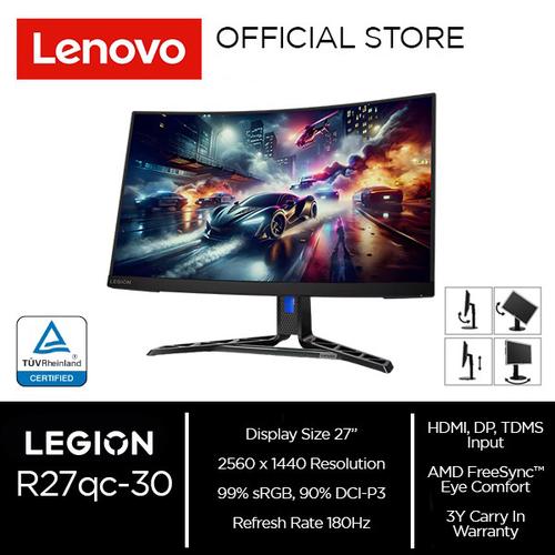[EZO.2000095] Lenovo Monitor Legion R27qc-30 27" VA 48Hz