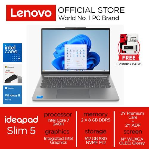 [EZO.2000115] Lenovo IdeaPad Slim 5 14IRH10R Core 7 240H 16GB 512GB W11 OHS