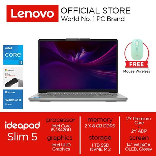 [EZO.2000120] Lenovo IdeaPad Slim 5i 14IRH10 Core i5-13420H 16GB 1TB W11 OHS OLED