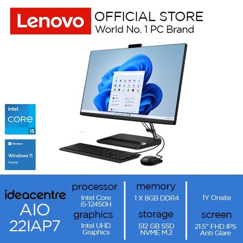 [EZO.2000138] Lenovo IdeaCentre AIO 3 22IAP7 Core i5-12450H 8GB 512GB W11 21,5"