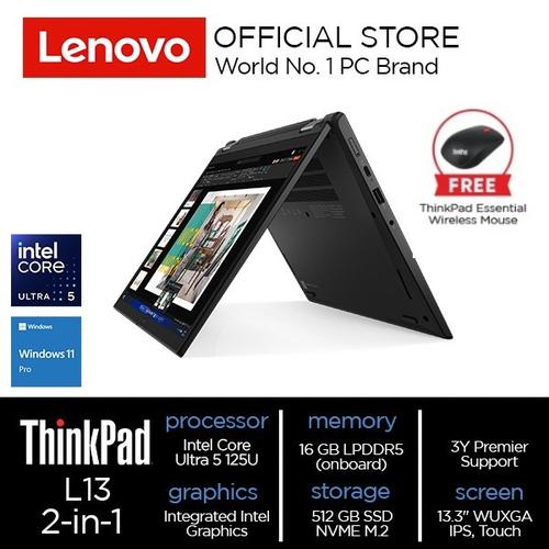 [EZO.2000160] Lenovo ThinkPad L13 2-in-1 Gen 5 (Intel) Core Ultra 5 125U 16GB 512GB W11 Pro