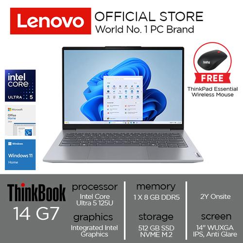 [EZO.2000166] Lenovo ThinkBook 14 G7 IML Core Ultra 5 125U 8GB 512GB W11 OHS