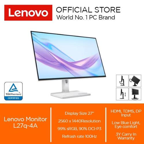 [EZO.2000176] Lenovo Monitor L27q-4A 27" IPS 100Hz