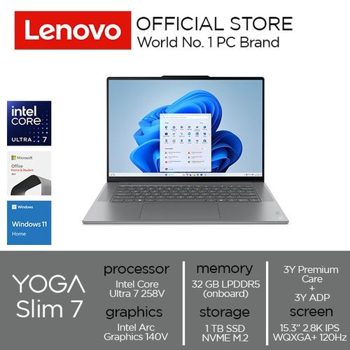 [EZO.2000358] Lenovo Yoga Slim 7 15ILL9 Core Ultra 7 258V 32GB 1TB SSD W11 OHS Touch