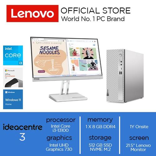 [EZO.2000367] Lenovo IdeaCentre 3 07IRB8 i3-13100 8GB 512 SSD WIN11 OHS 2021
