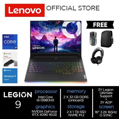 [EZO.2000400] Lenovo Legion 9 16IRX8 Core i9-13980HX 64GB 2TB RTX 4090 16GB W11 OHS