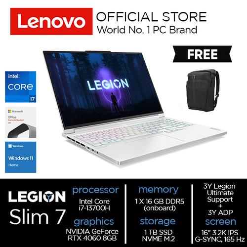 [EZO.2000422] Lenovo Legion Slim 7i 16IRH8 Core i7-13700H 16GB 1TB RTX 4060 8GB