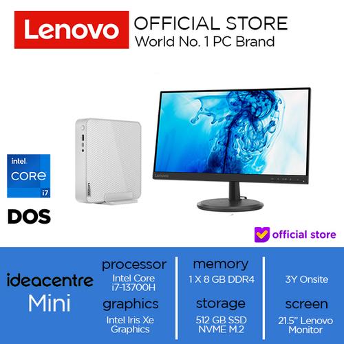 [EZO.2000438] Lenovo IdeaCentre Mini 01IRH8 Core i7-13700H 8GB 512GB DOS