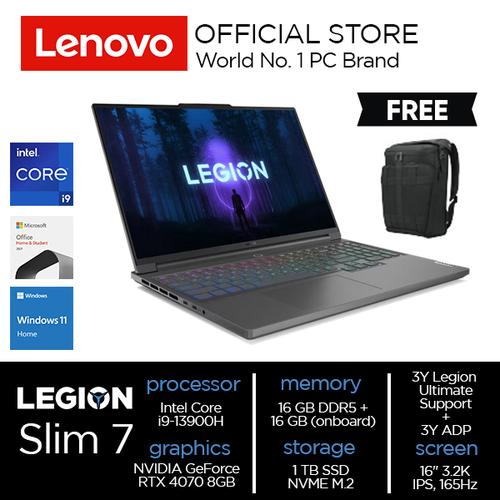 [EZO.2000445] Lenovo Legion Slim 7 16IRH8 Core i9-13900H 32GB 1TB RTX 4070 8GB