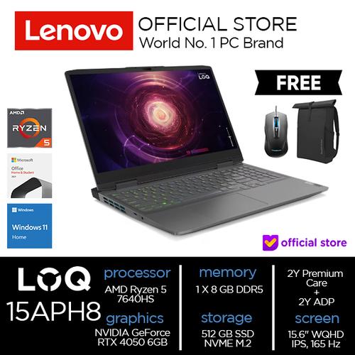 [EZO.2000460] Lenovo LOQ 15APH8 Ryzen 5 7640HS 8GB 512GB RTX 4050 6GB W11+OHS