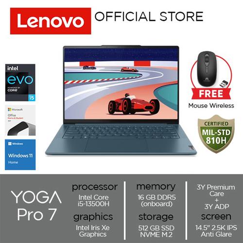 [EZO.2000478] Lenovo Yoga Pro 7 14IRH8 Core i5-13500H 16GB 512GB W11+OHS