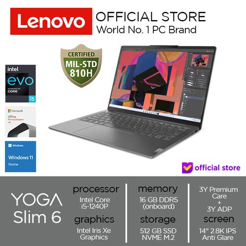 [EZO.2000511] Lenovo Yoga Slim 6 14IAP8 Core i5-1240P 16GB 512GB SSD W11+OHS