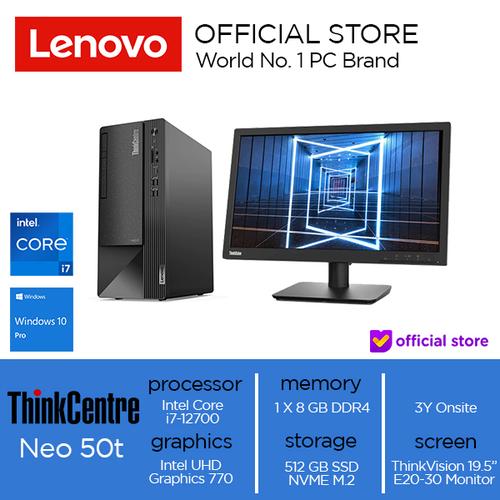 [EZO.2000515] Lenovo ThinkCentre neo 50t Core i7-12700 8GB 512GB SSD W11Pro