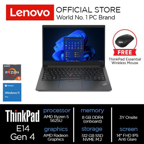 [EZO.2000535] Lenovo ThinkPad E14 Gen 4 (AMD) Ryzen 5 5625U 8GB 512GB SSD W11Pro