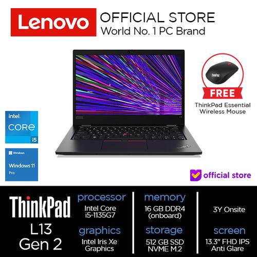 [EZO.2000552] Lenovo ThinkPad L13 G2 Core i5-1135G7 16GB 512GB W10 Pro