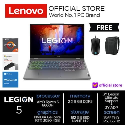 [EZO.2000565] Lenovo Legion 5 15ARH7 Ryzen 5 6600H 16GB 512GB RTX 3050 W11 OHS