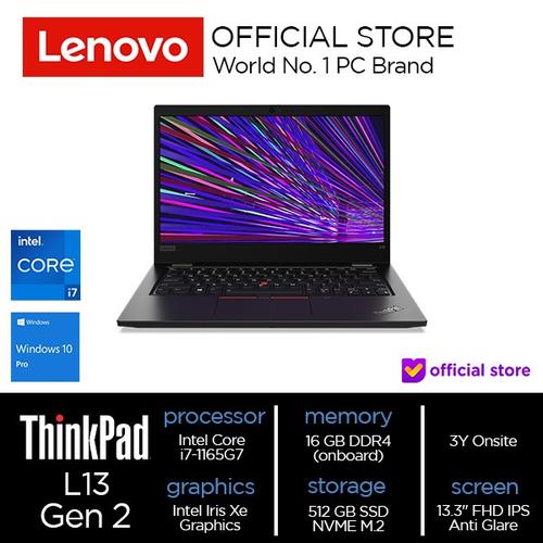 [EZO.2000570] Lenovo ThinkPad L13 Gen 2 (Intel) Core i7-1165G7 16GB 512SSD Win10 Pro