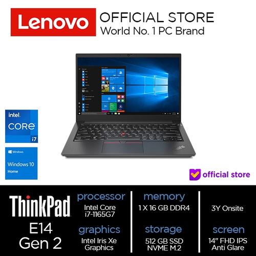 [EZO.2000571] Lenovo ThinkPad E14 Gen 2 (Intel) Core i7-1165G7 16GB 512 SSD W10