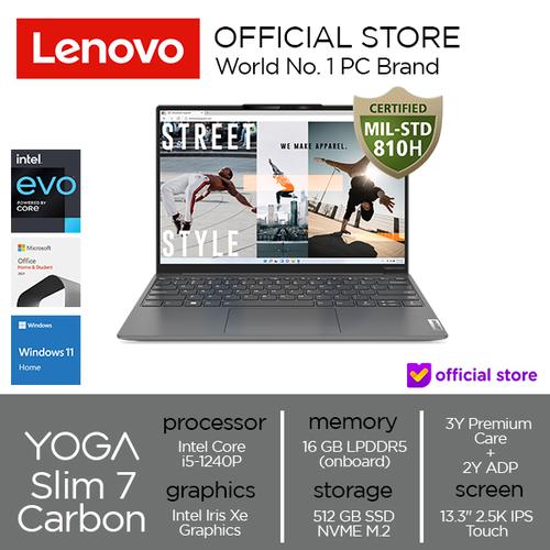 [EZO.2000575] Lenovo Yoga Slim 7 Carbon 13IAP7 I5-1240P 16GB 512GB SSD W11+OHS Touch